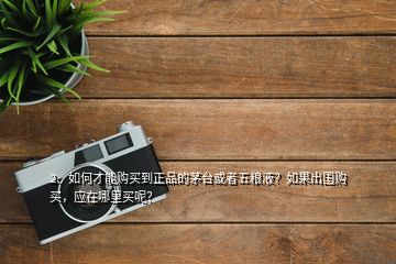 2、如何才能購買到正品的茅臺或者五糧液？如果出國購買，應在哪里買呢？