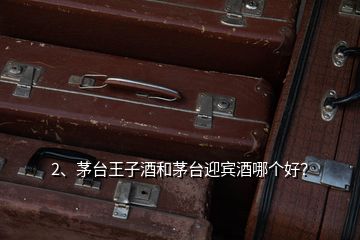2、茅臺王子酒和茅臺迎賓酒哪個好？