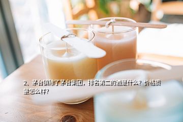 2、茅臺鎮(zhèn)除了茅臺集團(tuán)，排名第二的酒是什么？價格質(zhì)量怎么樣？