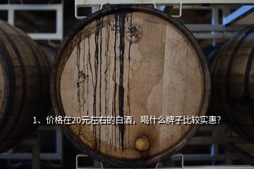 1、價(jià)格在20元左右的白酒，喝什么牌子比較實(shí)惠？