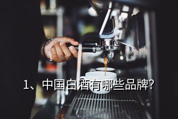 1、中國白酒有哪些品牌？