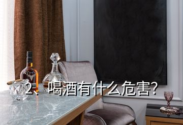 2、喝酒有什么危害？