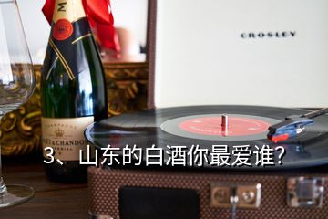 3、山東的白酒你最愛(ài)誰(shuí)？