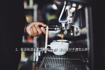 2、有沒(méi)有適合女生喝的白酒？洋河微分子酒怎么樣？