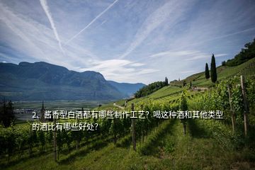 2、醬香型白酒都有哪些制作工藝？喝這種酒和其他類型的酒比有哪些好處？