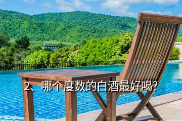 2、哪個(gè)度數(shù)的白酒最好喝？