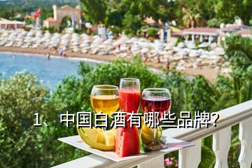 1、中國白酒有哪些品牌？