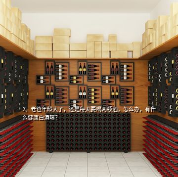 2、老爸年齡大了，還是每天要喝兩頓酒，怎么辦，有什么健康白酒嘛？
