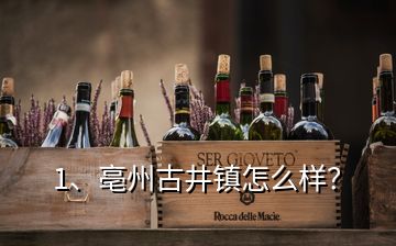 1、亳州古井鎮(zhèn)怎么樣？