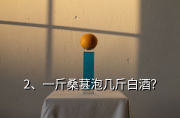 2、一斤桑葚泡幾斤白酒？