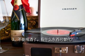 3、不能喝酒了，有什么東西可替代？