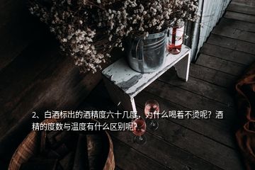 2、白酒標出的酒精度六十幾度，為什么喝著不燙呢？酒精的度數(shù)與溫度有什么區(qū)別呢？