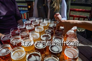 3、江蘇人平時(shí)都愛(ài)喝什么酒？