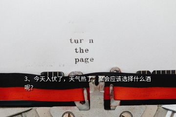3、今天入伏了，天氣熱了，聚會(huì)應(yīng)該選擇什么酒呢？