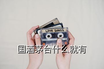 國(guó)酒茅臺(tái)什么就有