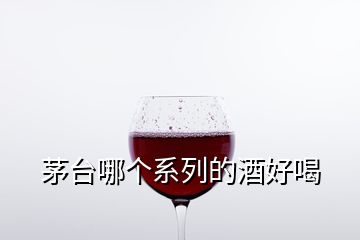 茅臺(tái)哪個(gè)系列的酒好喝