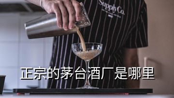 正宗的茅臺(tái)酒廠是哪里