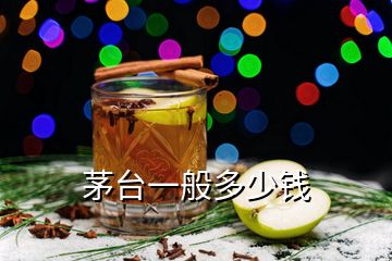 茅臺(tái)一般多少錢