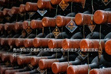 貴州茅臺歷史最高價格和最低價格分別是多少未來前景如何