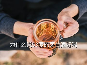 為什么說53度的茅臺(tái)酒好喝