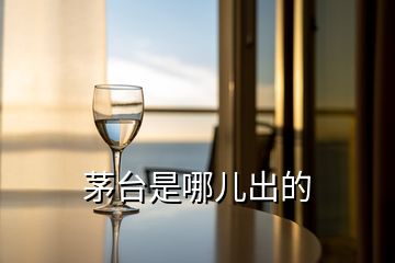 茅臺(tái)是哪兒出的