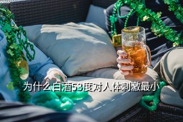 為什么白酒53度對人體刺激最小