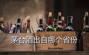 茅臺酒出自哪個省份