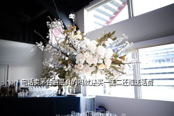 電話賣(mài)茅臺(tái)酒是真的嗎就是買(mǎi)一送二還贈(zèng)送活費(fèi)
