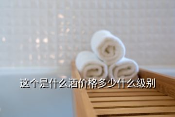 這個(gè)是什么酒價(jià)格多少什么級別