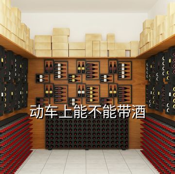 動車上能不能帶酒