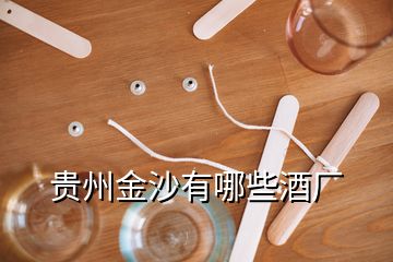 貴州金沙有哪些酒廠(chǎng)