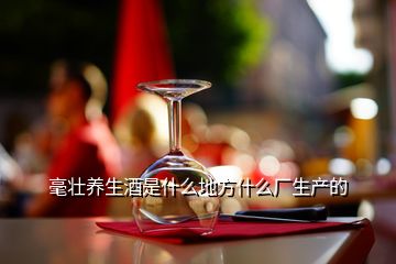毫壯養(yǎng)生酒是什么地方什么廠生產(chǎn)的