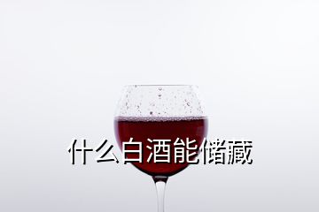 什么白酒能儲藏