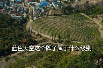 藍色天空這個牌子屬于什么級別