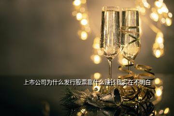 上市公司為什么發(fā)行股票靠什么賺錢我實在不明白