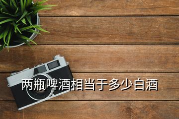 兩瓶啤酒相當于多少白酒
