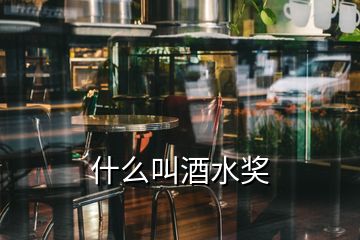 什么叫酒水獎