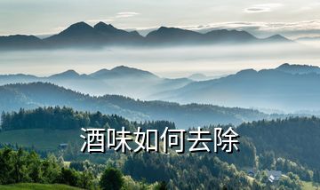 酒味如何去除
