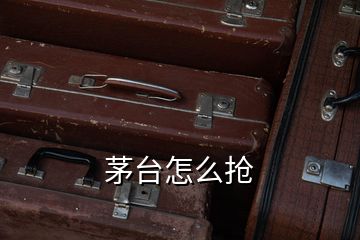茅臺怎么搶