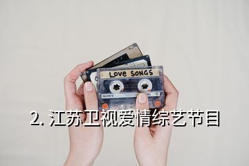 2. 江蘇衛(wèi)視愛情綜藝節(jié)目