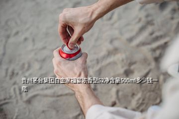 貴州茅臺集團(tuán)白金家福宴濃香型52凈含量500ml多少錢一瓶
