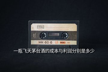 一瓶飛天茅臺(tái)酒的成本與利潤(rùn)分別是多少