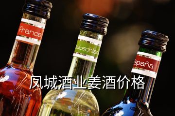 鳳城酒業(yè)姜酒價(jià)格