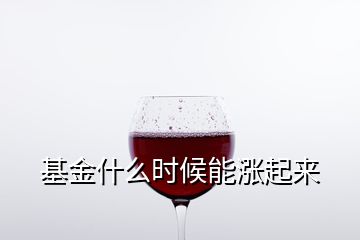 基金什么時(shí)候能漲起來