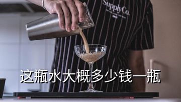 這瓶水大概多少錢(qián)一瓶