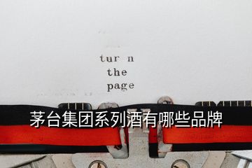 茅臺集團(tuán)系列酒有哪些品牌