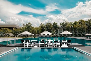 保定白酒銷量