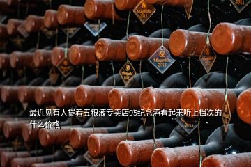 最近見有人提著五糧液專賣店95紀念酒看起來聽上檔次的什么價格