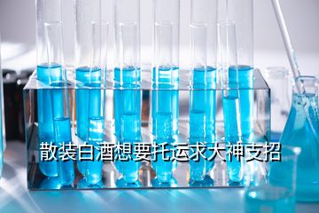 散裝白酒想要托運(yùn)求大神支招