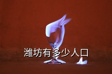 濰坊有多少人口